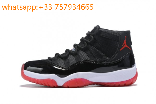 air jordan 11 noir et rouge